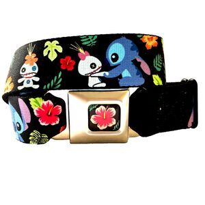 Disney Buckle Down Stitch Scrump SeatBelt Mens Womens Belt Adjustable Size S-XXL